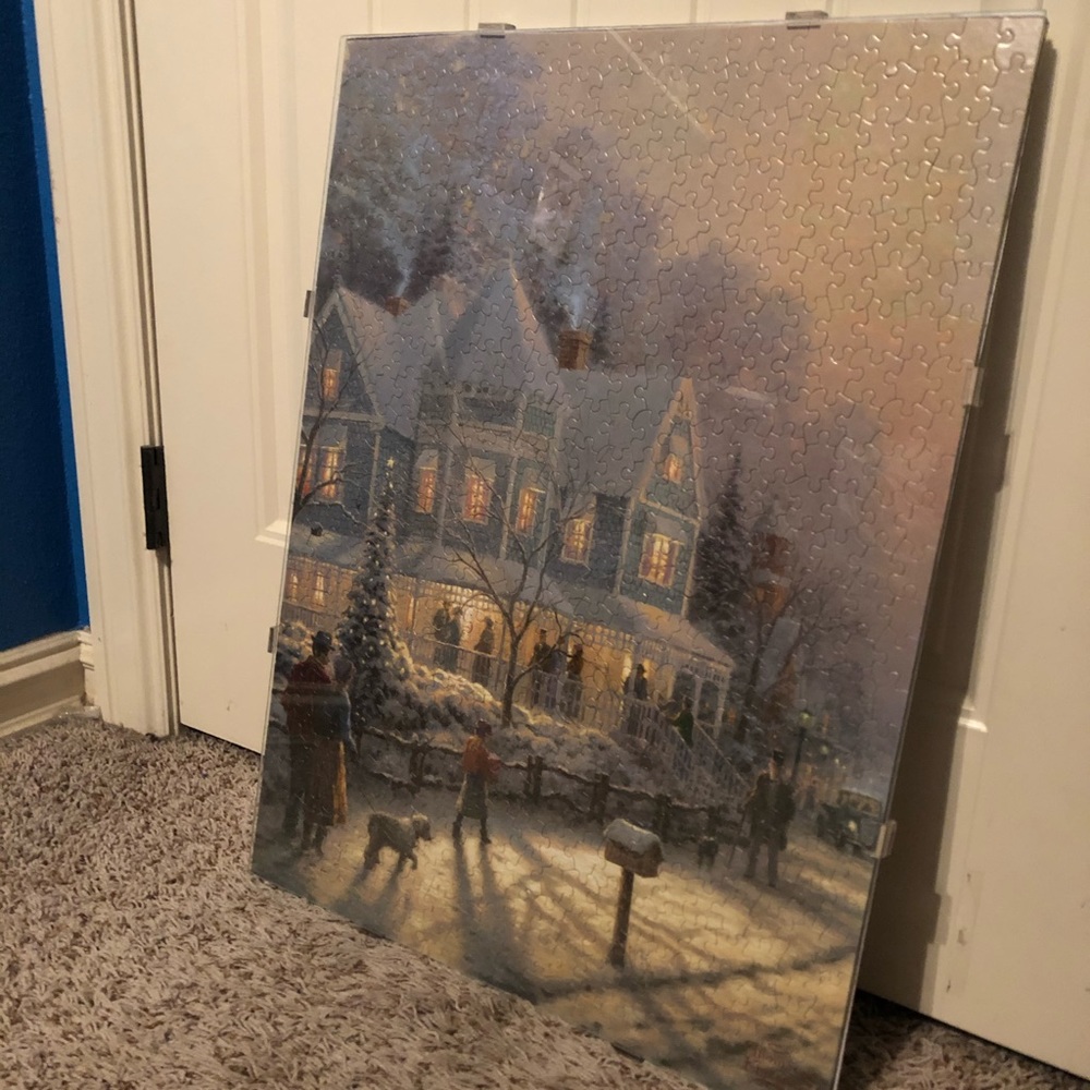 Thomas Kinkade Puzzle Poster
